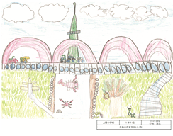 小学生が描いた未来の玉村町9