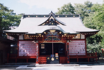 写真：玉村八幡宮拝殿