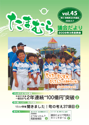 たまむら議会だより45号表紙