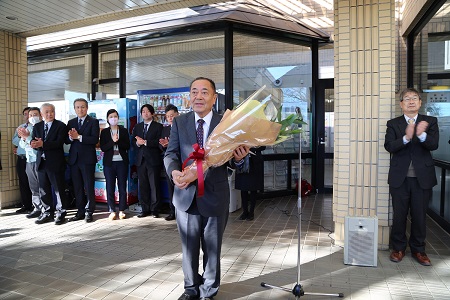 石川町長就任あいさつ