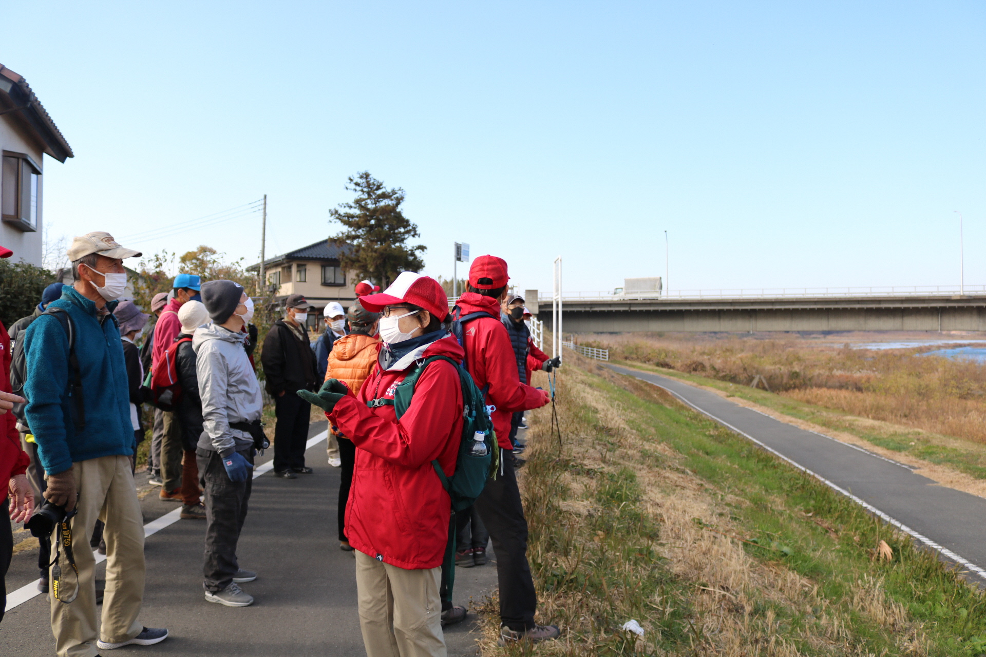 R2.12.5資料館25周年記念日光例幣使道を歩こうツアー（五料の利根川）