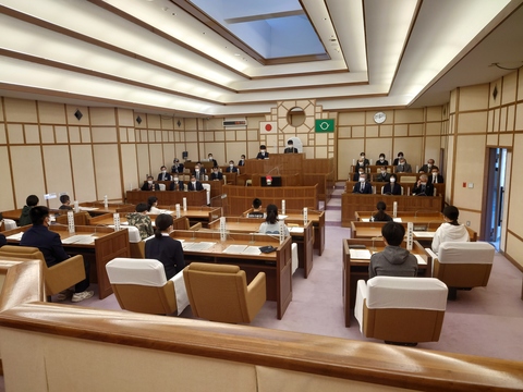 子ども議会の様子