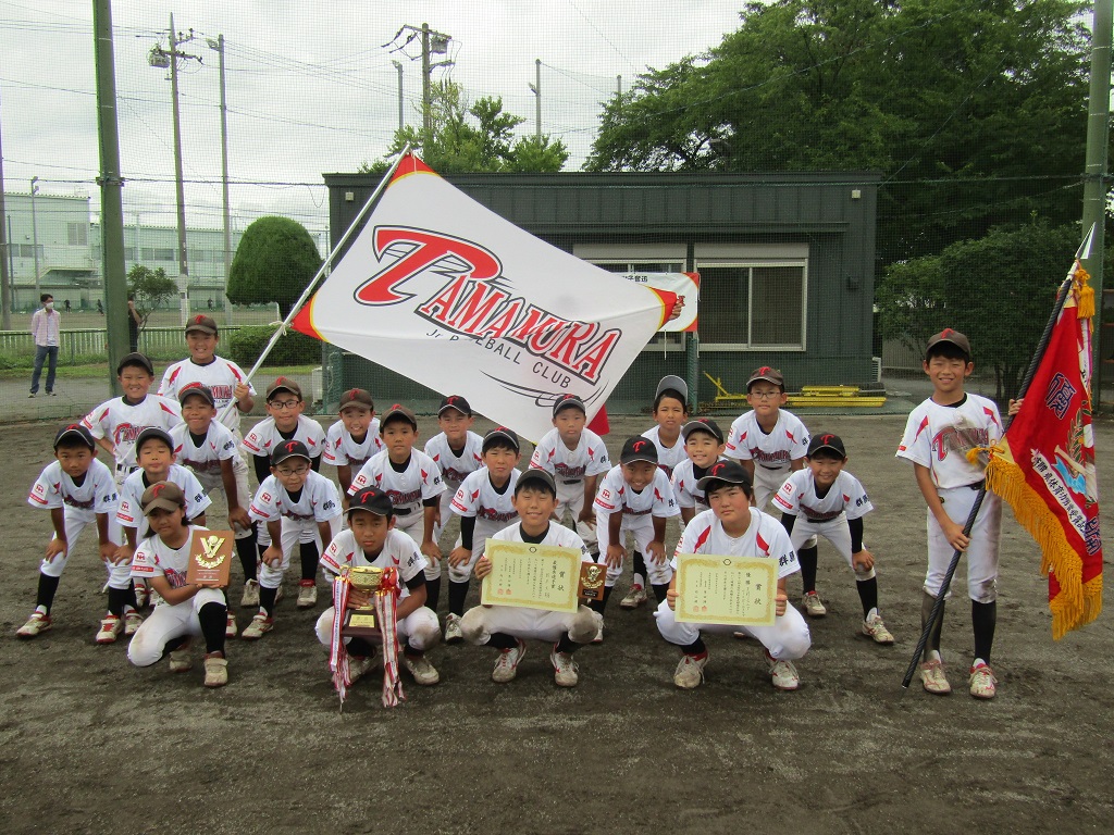 玉村ジュニアベースボールクラブ集合写真