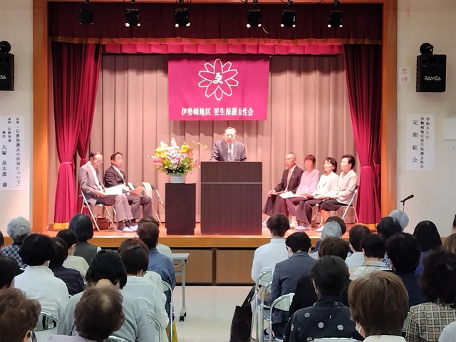 令和5年度伊勢崎地区更生保護女性会定期総会にて来賓祝辞