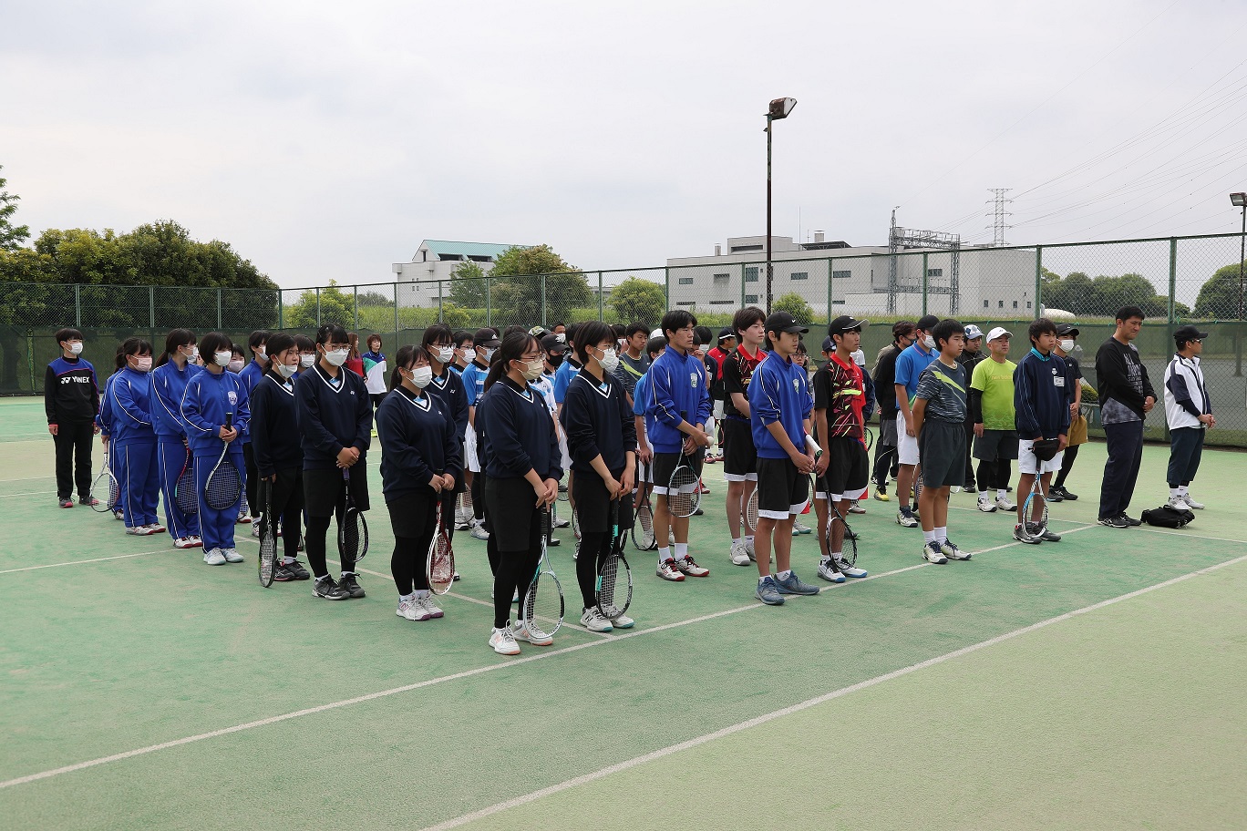 第29回町民ソフトテニス大会開会式