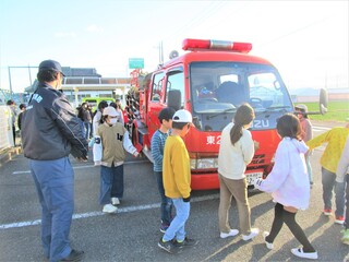 消防車の見学