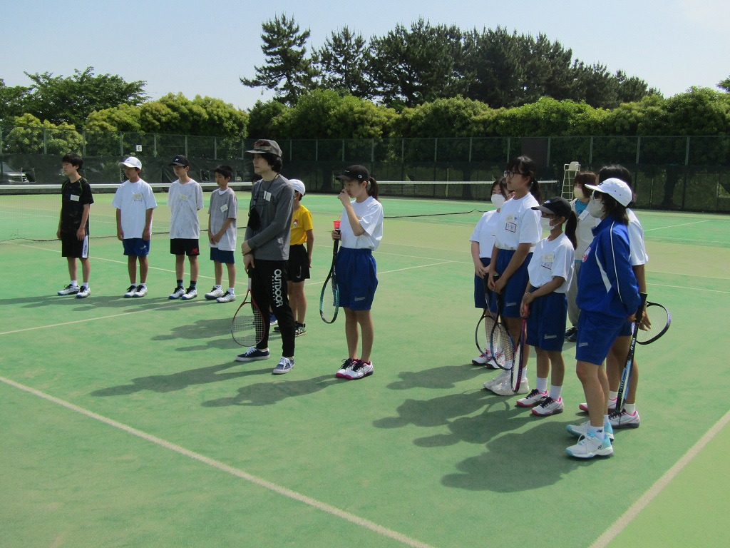 令和5年度ソフトテニス教室開講式