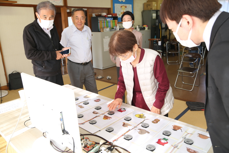 石川町長玉村げんきプロジェクト視察の様子