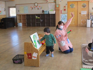 あおむしさん登場！