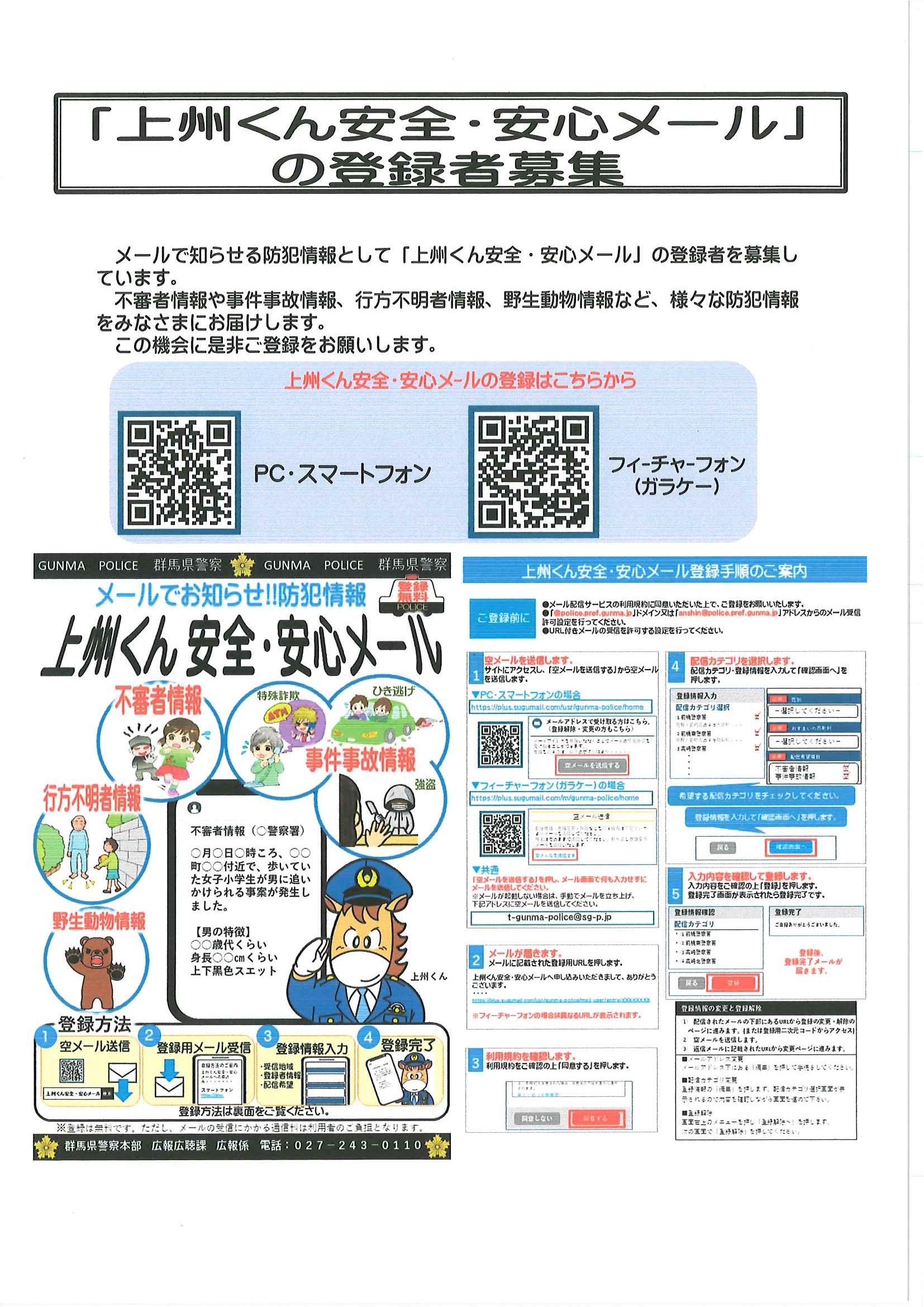 交番だより裏