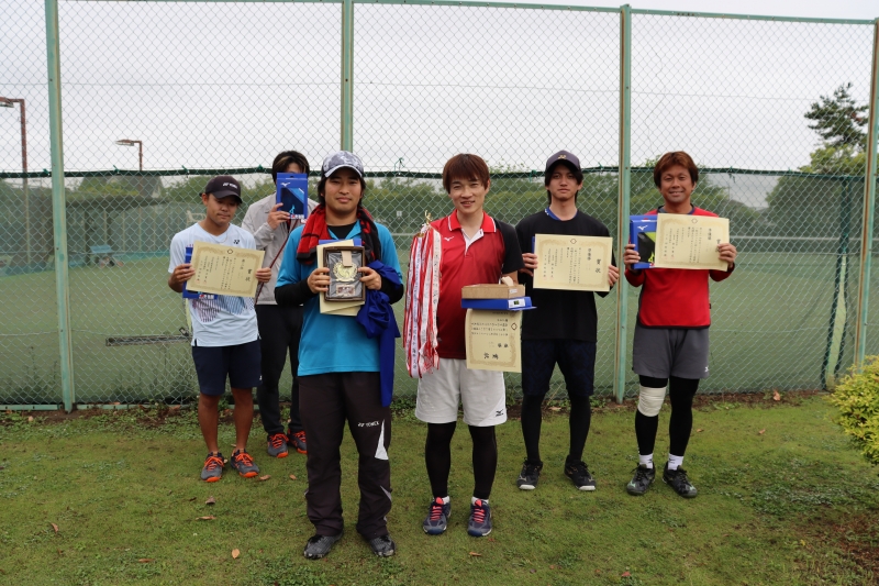 第31回町民ソフトテニス大会一般の部Ａクラス入賞者