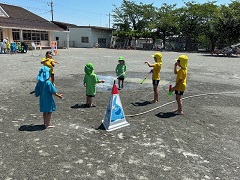 水遊び