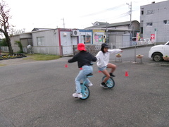 一輪車検定②