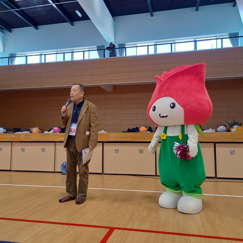 冒頭の挨拶をする石川町長
