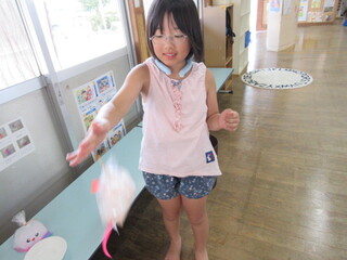 遊んでいるところ