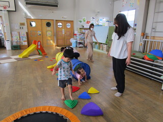 バランスあそびの様子①