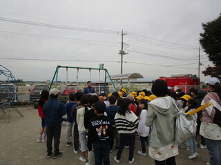 消防署の方からの話の様子