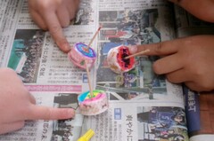 素敵なこまのできあがり!!