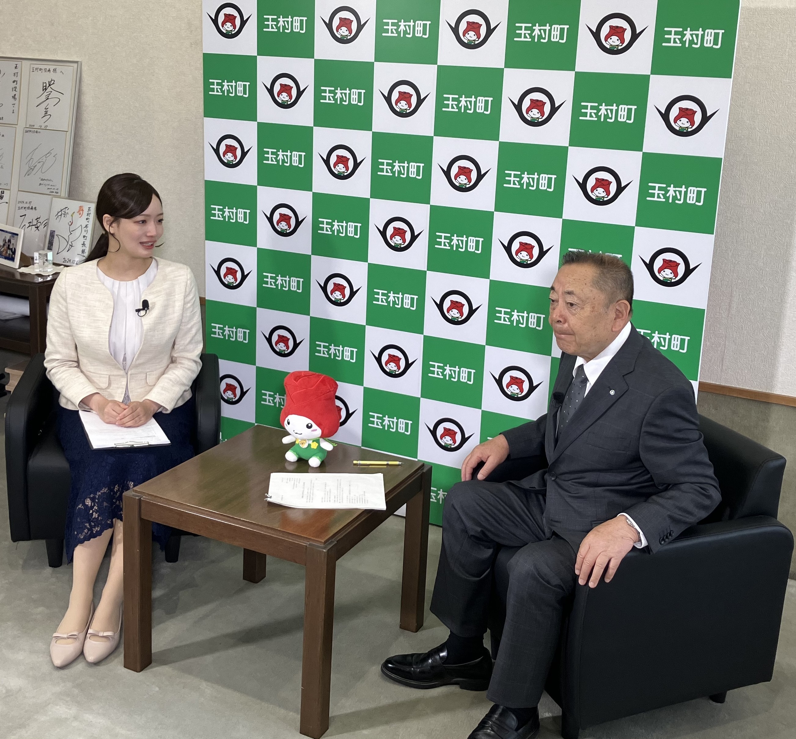 群馬テレビ取材1