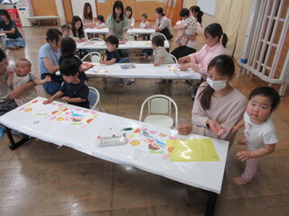 制作をしているところ